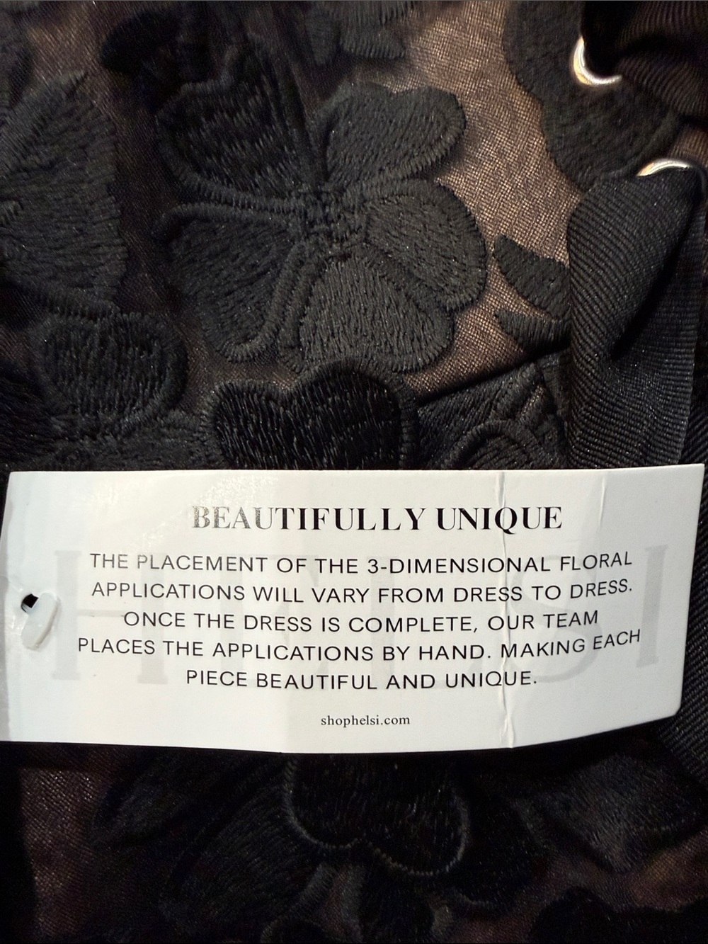 HELSI | ✨NEW✨ Ellen Embroidered Lace-Up Mini Dress in Black - Picture 4 of 5